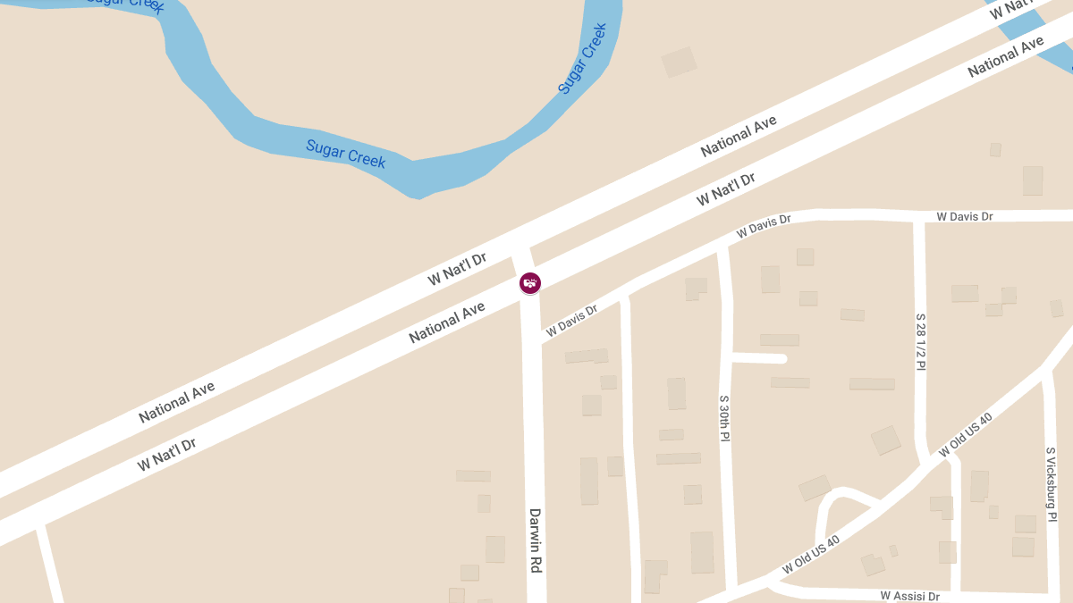 Accident with Injury at West National Dr & Darwin Rd