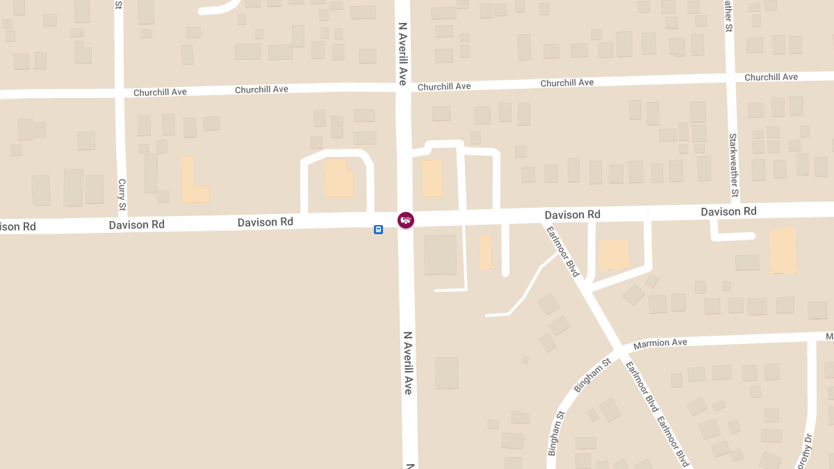 Accident with Personal Injury at Davison Rd & N Averill Ave