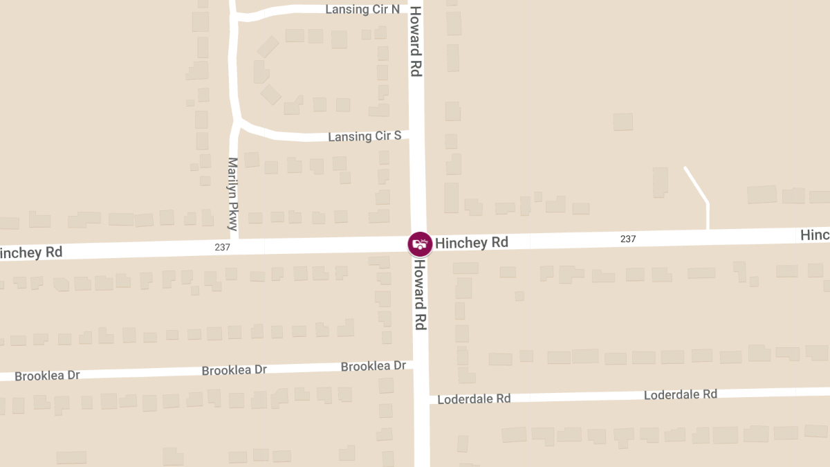 Accident with Possible Injuries at Howard Rd NB SB & Hinchey Rd