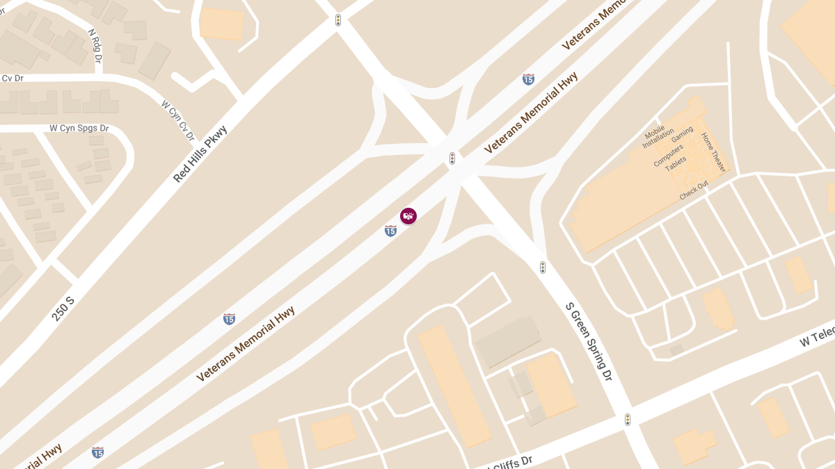 Accident with Possible Injuries at I-15 NB MP 125