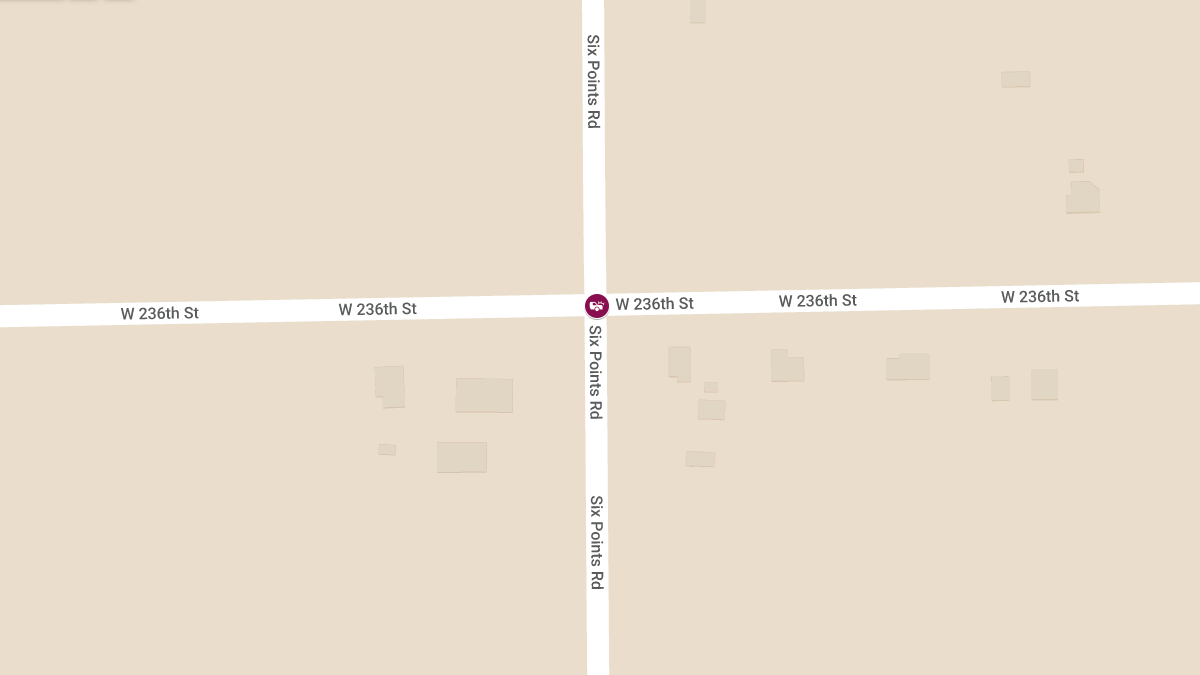 Accident with Possible Injuries at Six Points Rd & W 236th St