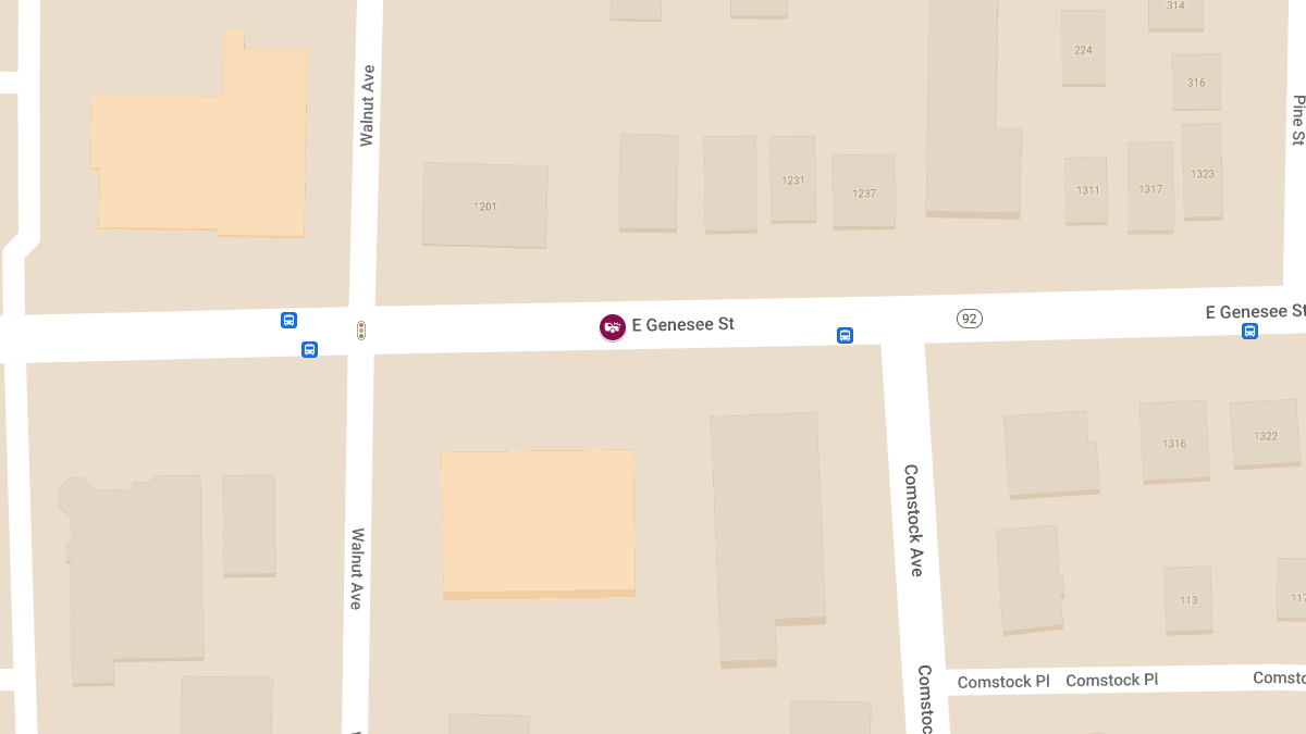 Accident with Possible Injuries on Route 92E Genesee St near Walnut Ave