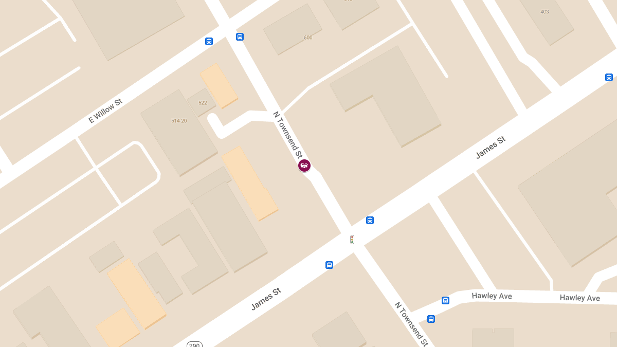 Accident with Possible Injuries on Townsend St Between James St and E Willow St