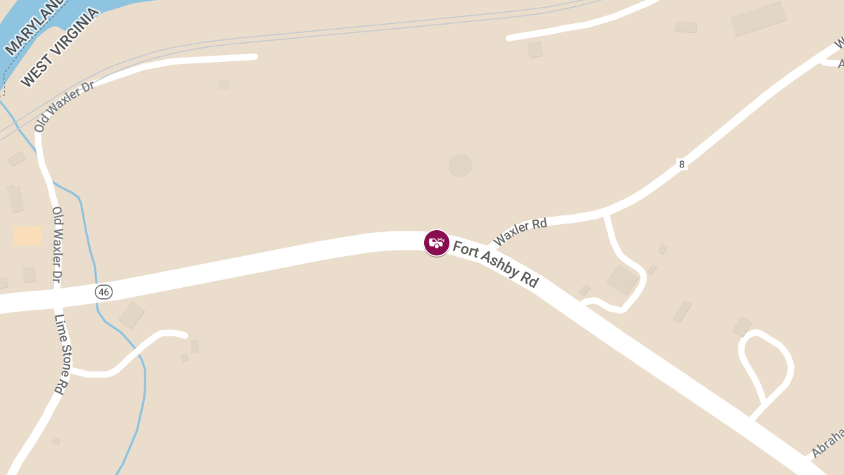 Auto Accident at Fort Ashby Rd