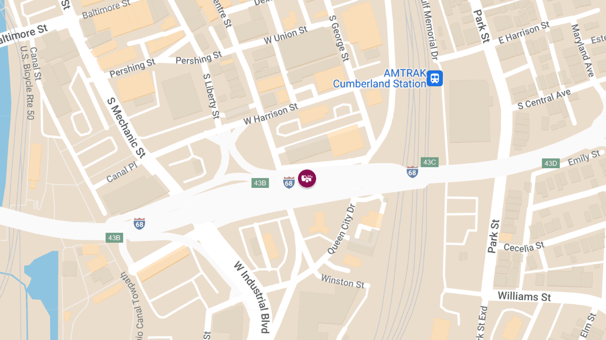 Auto Accident at I-68 EB at Mile Marker 77