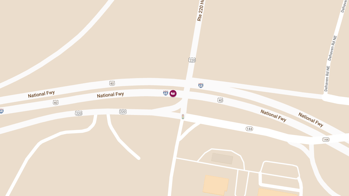 Auto Accident at I-68 WB near Mile Marker 70