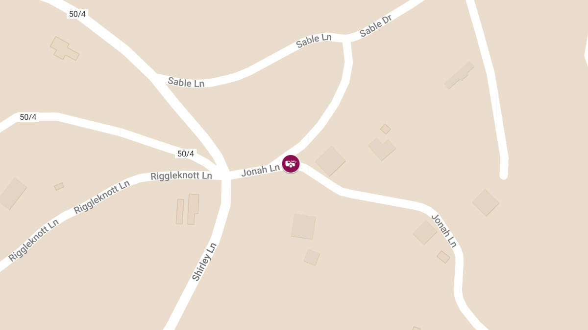 Auto Accident at Jonah Ln