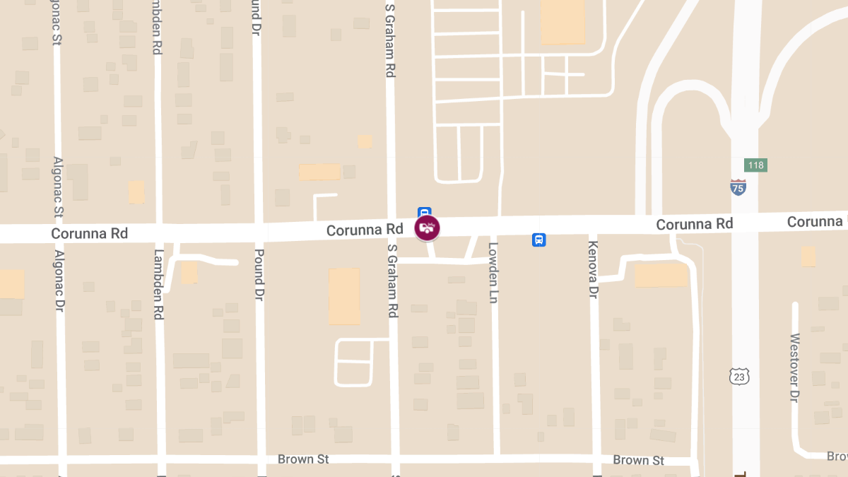 Auto Accident at S Graham Rd & Corunna Rd