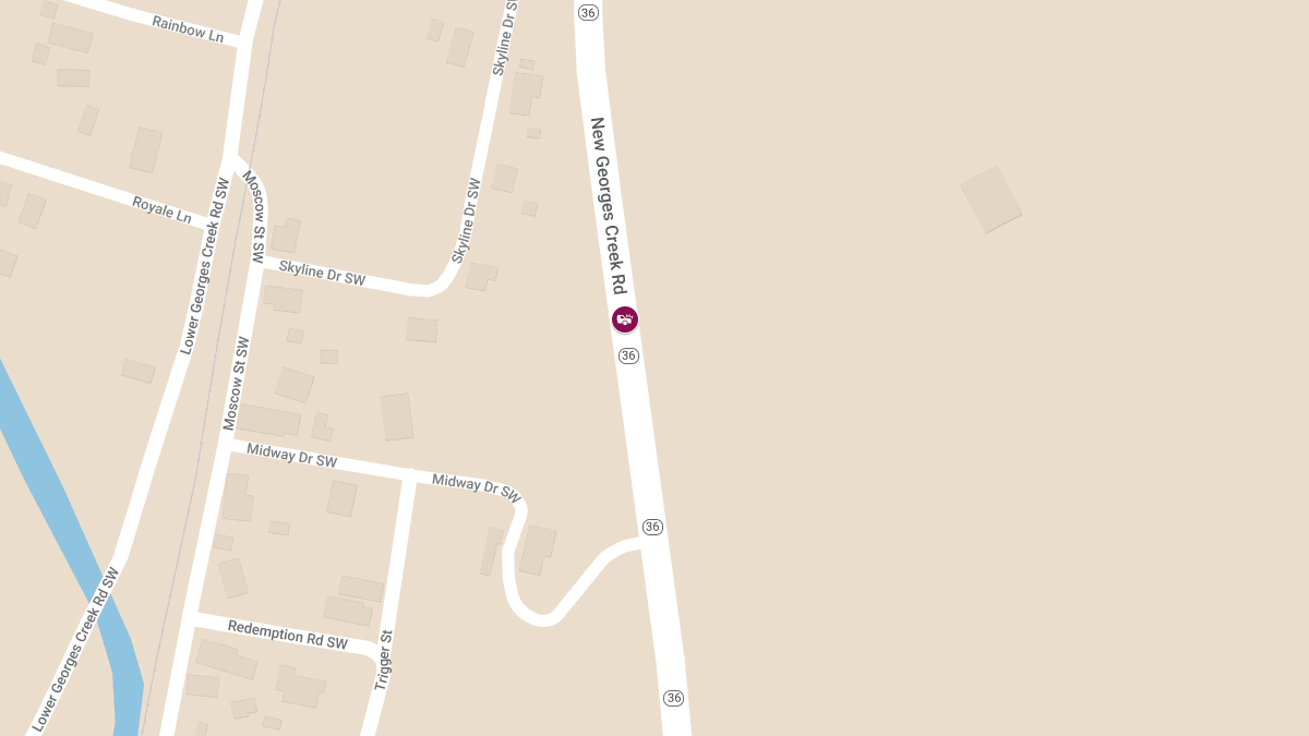 Auto Accident with Entrapment on New Georges Creek Rd