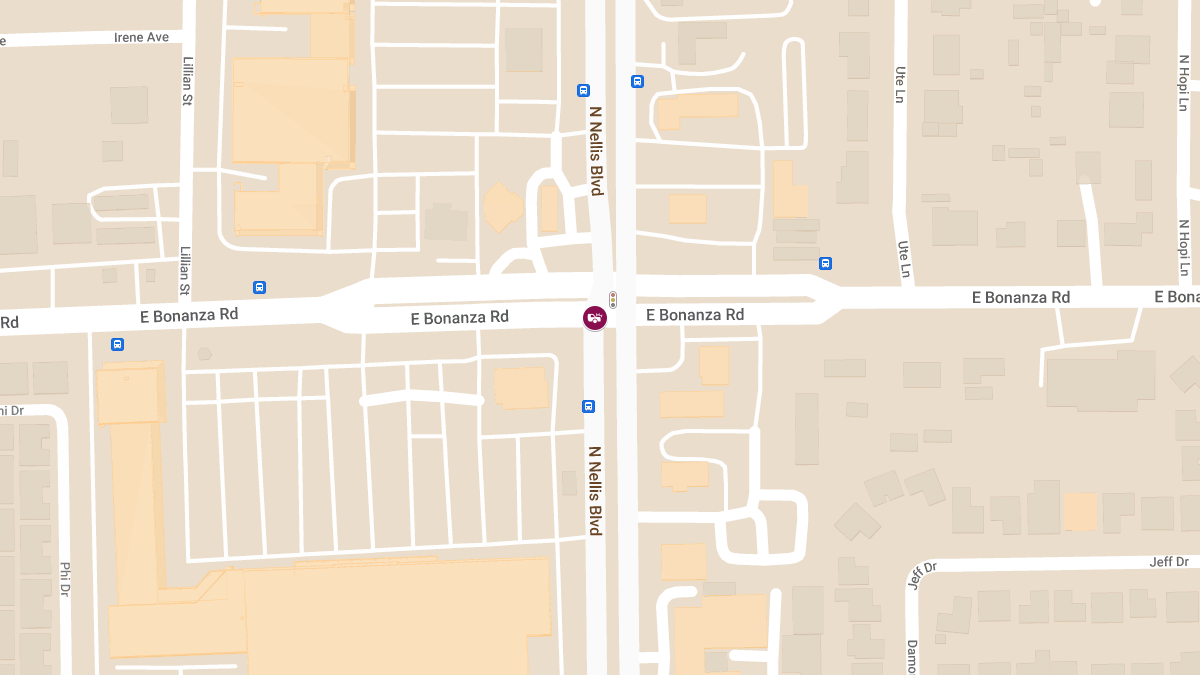 Auto Accident with Injuries at N Nellis Blvd & E Bonanza Rd