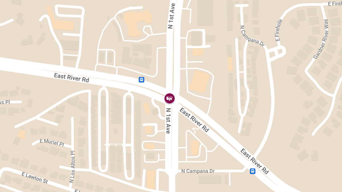 Auto Collision with Injuries at E River Rd & N 1st Ave