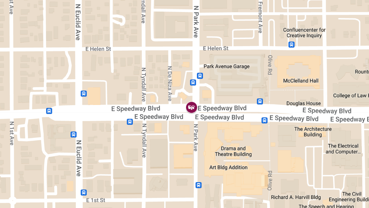 Auto Collision with Injuries at E Speedway Blvd & N Park Ave