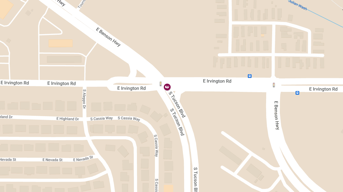 Auto Crash with Injuries at Irvington Rd & Tucson Blvd