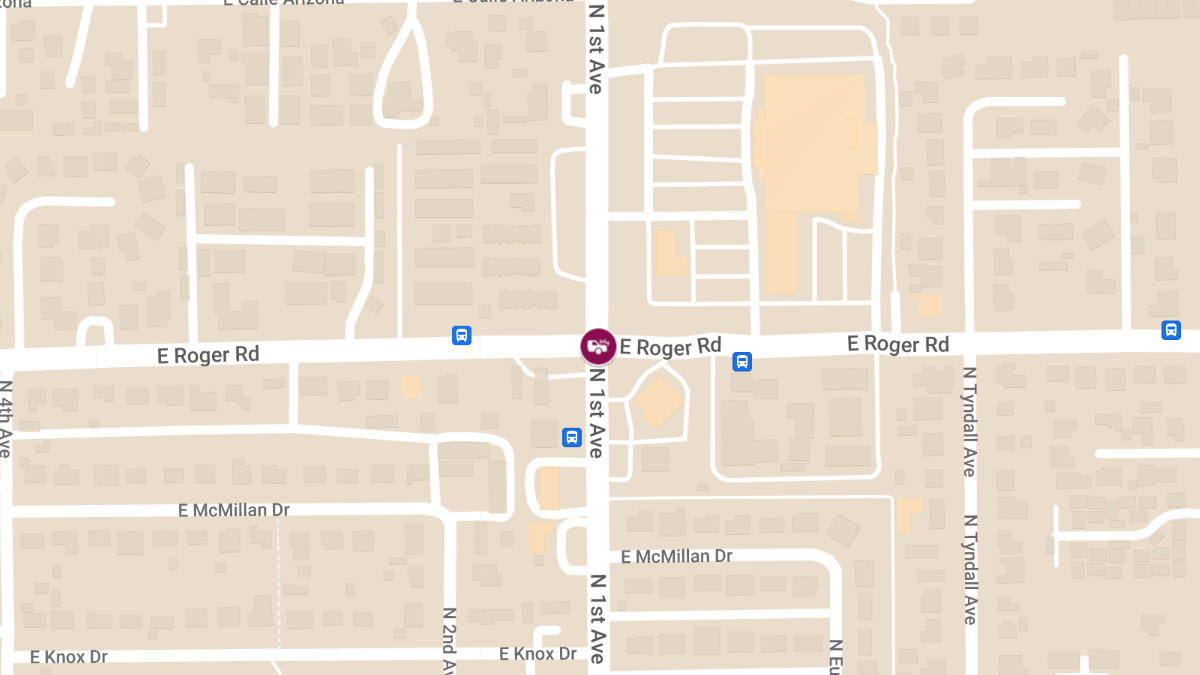 Auto Crash with Injuries at Roger Rd & 1st Ave