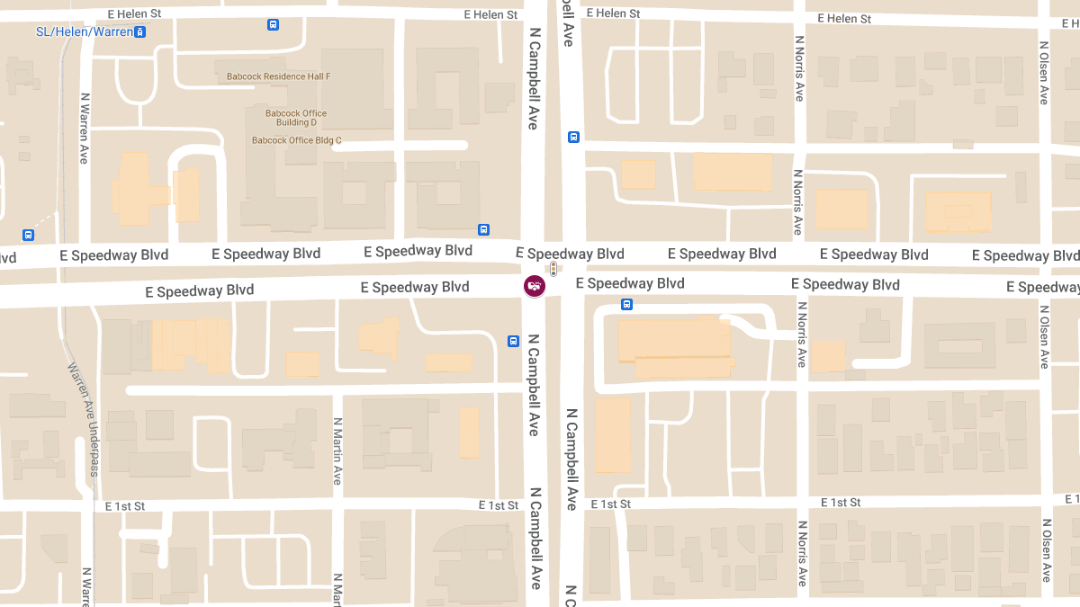 Auto Crash with Injuries at Speedway Blvd & Campbell Ave