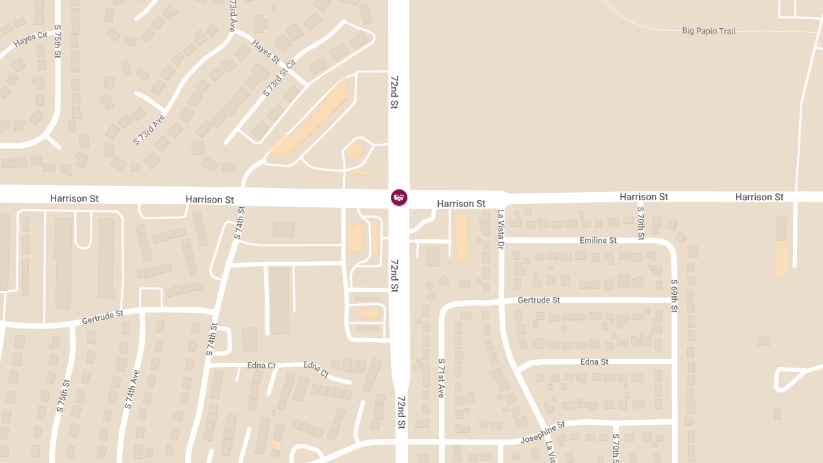 Auto Crash with Injury at 72nd St & Harrison St EB