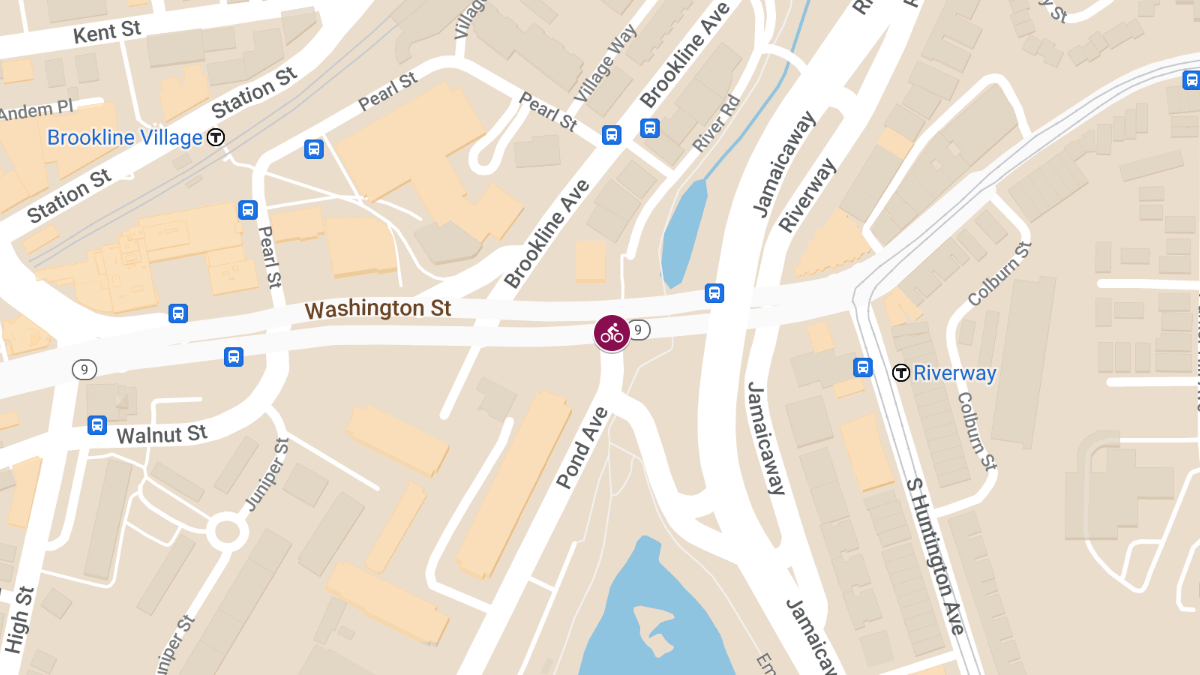 Bicycle Accident at Pond Ave & Washington St Results in Injuries