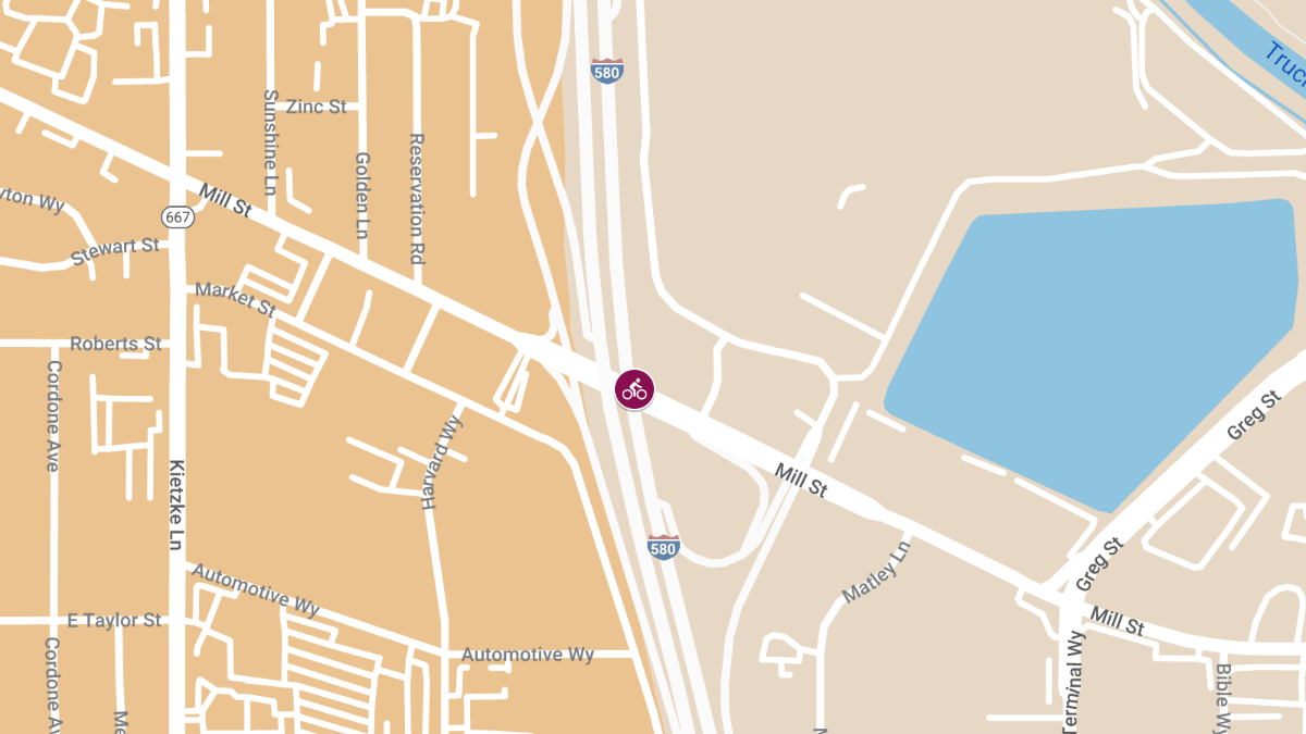 Bicycle Accident on Southbound I-580 On-Ramp at Mill St Causes Injuries