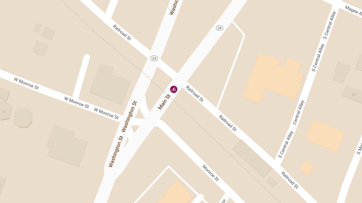 Bicycle Crash on Main St Near Post Office Results in Injuries