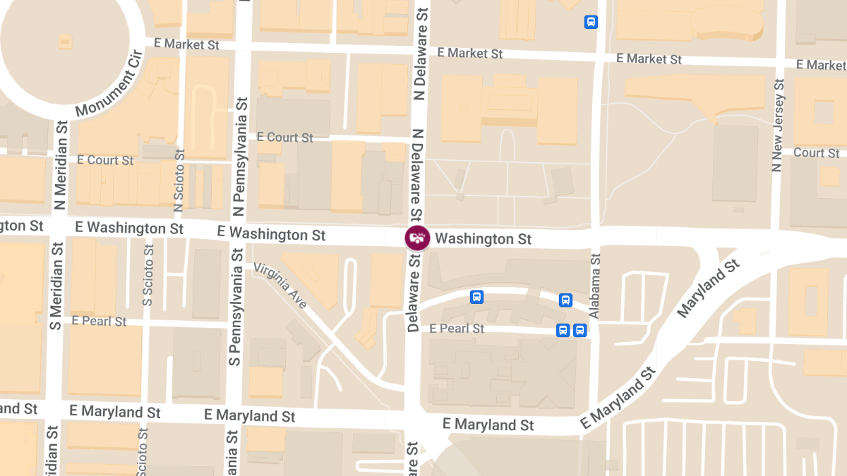 Bicyclist Struck by Vehicle at N Delaware St and E Washington St