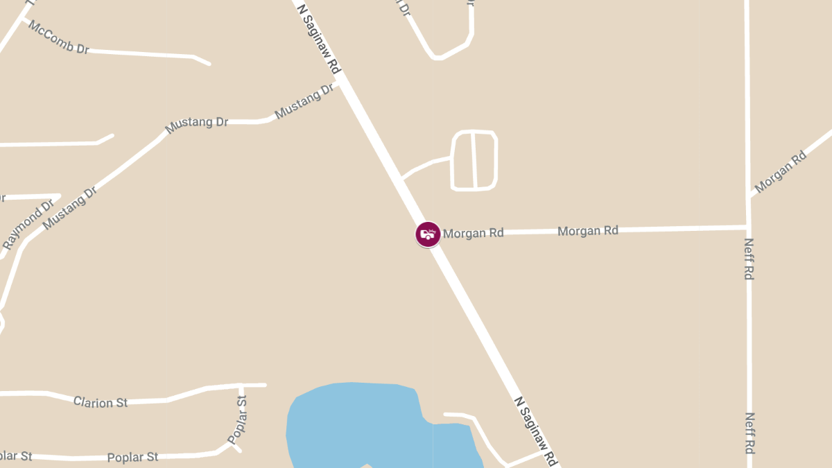 Car Accident Injury at Morgan Rd & N Saginaw Rd