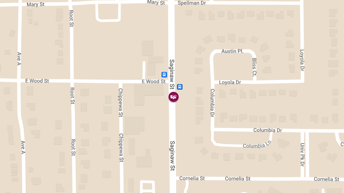 Car Accident at N Saginaw St & E Wood St