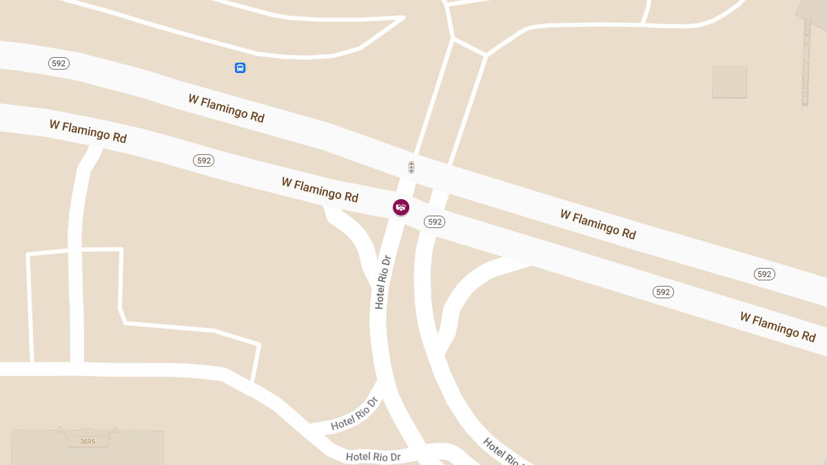 Car Accident at W Flamingo Rd & Hotel Rio Dr Causes Injuries