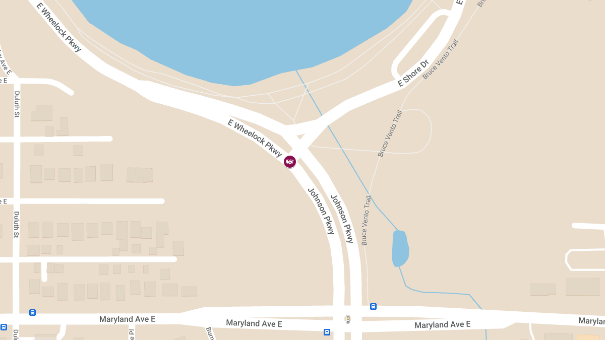 Car Accident with Injuries at Johnson Pkwy & E Shore Dr