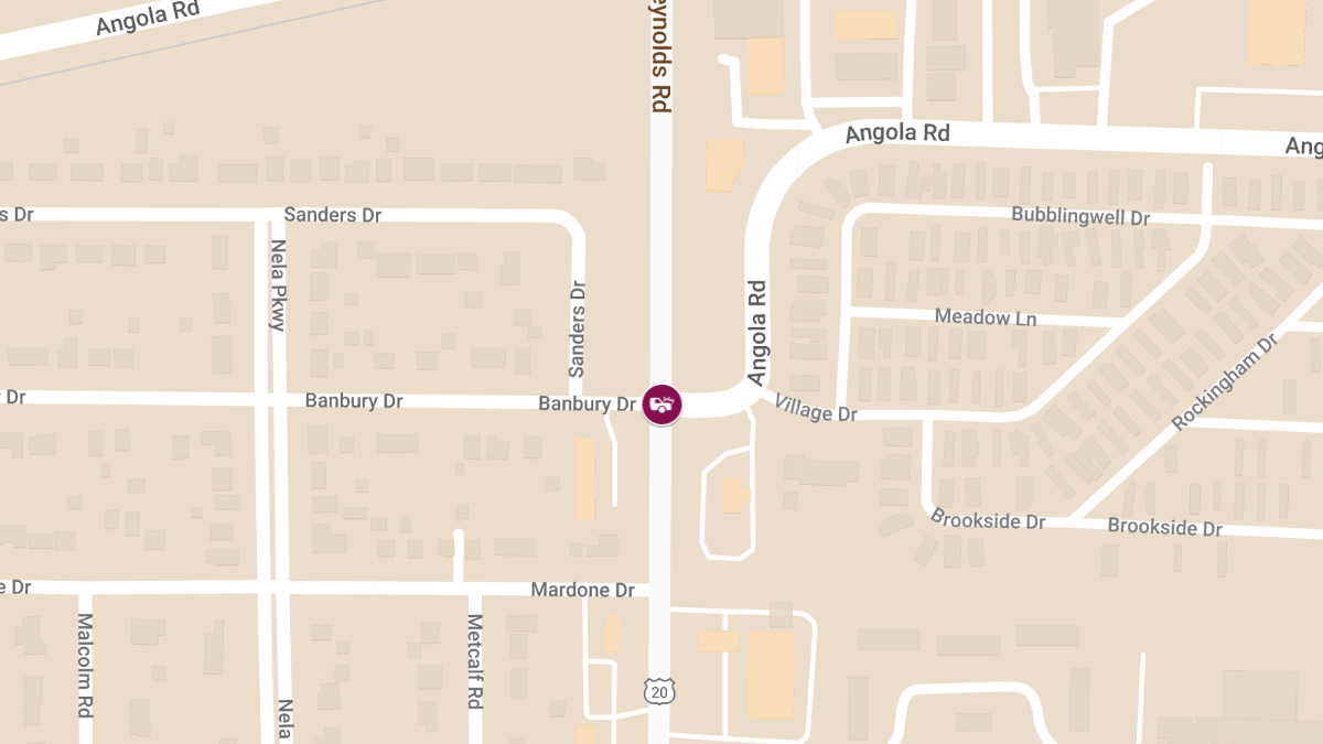 Car Accident with Injuries at S Reynolds Rd & Angola Rd