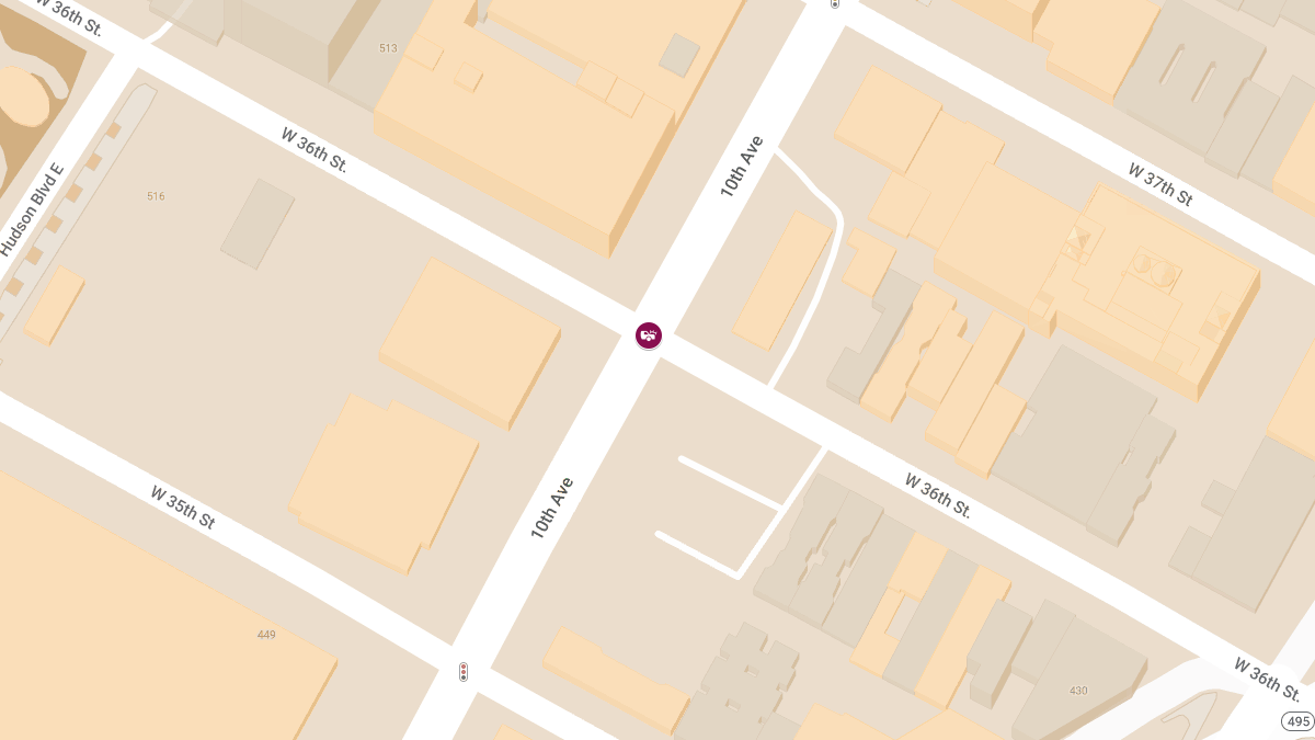 Car Collision Reported With Injuries at 10th Ave & W 36th St