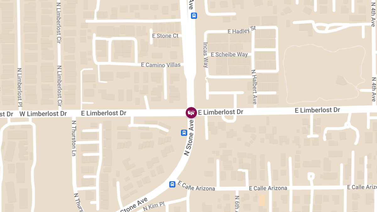 Car Collision at N Stone Ave & E Limberlost Dr Causes Injuries