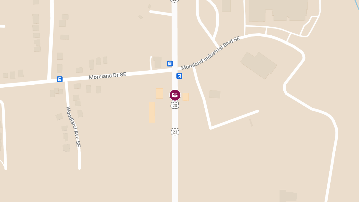 Car Collision with Injuries at 440 Moreland Ave SE