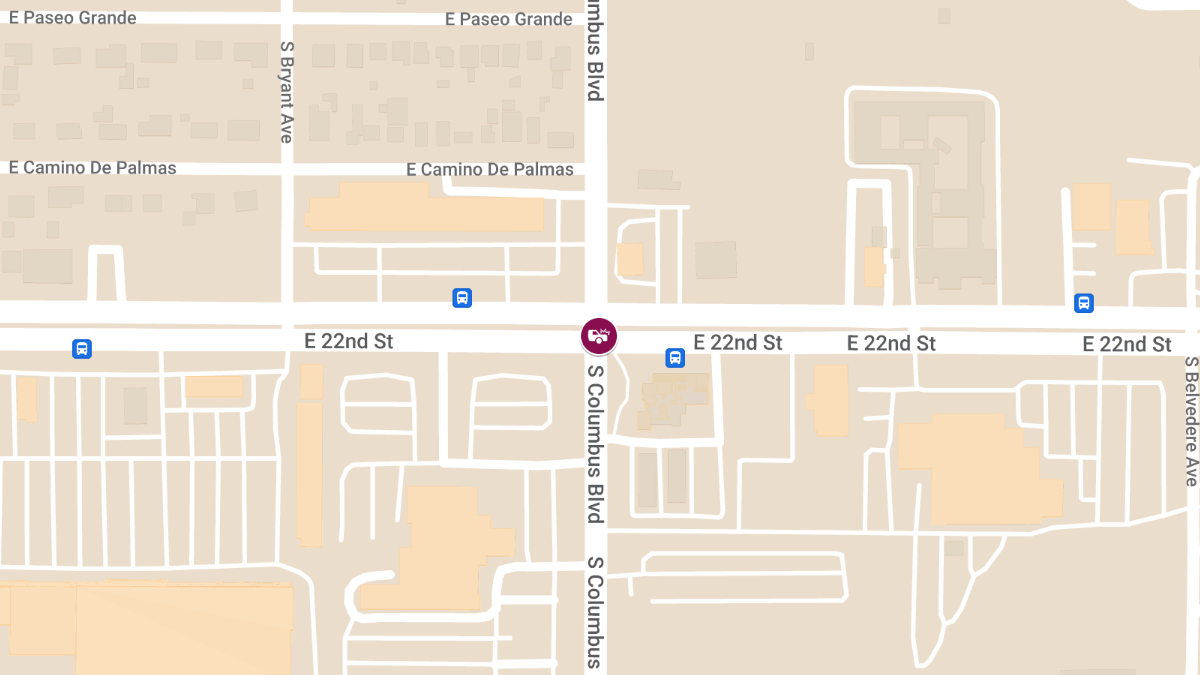 Car Collision with Injuries at S Columbus Blvd & E 22nd St