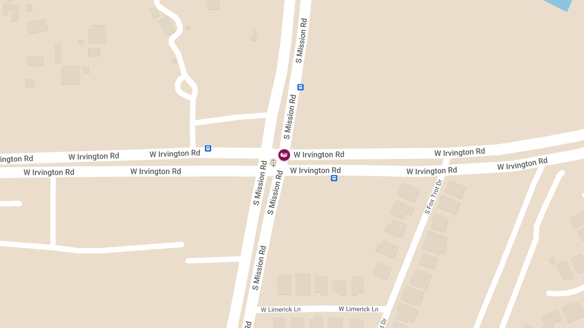 Car Collision with Injuries at S Mission Rd and W Irvington Rd