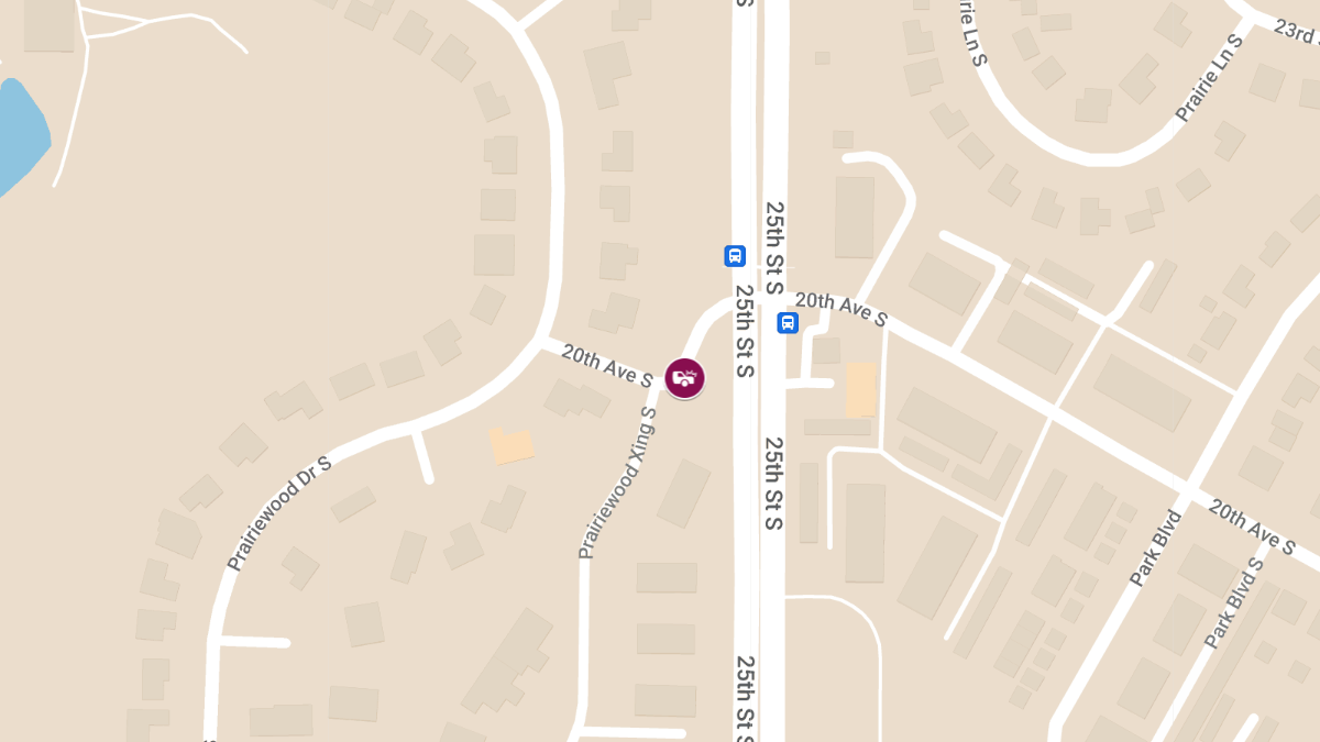 Car Crash at 20th Ave S Results in Injuries