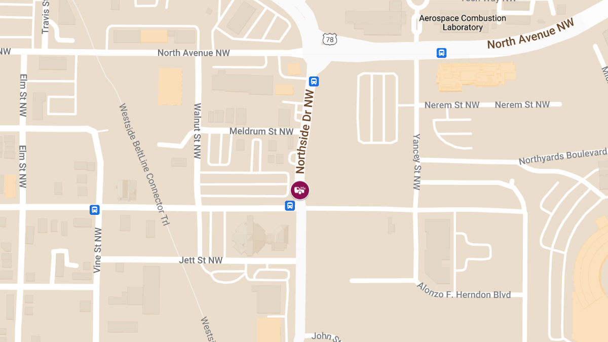 Car Crash at 479 Northside Dr NW Results in Injuries