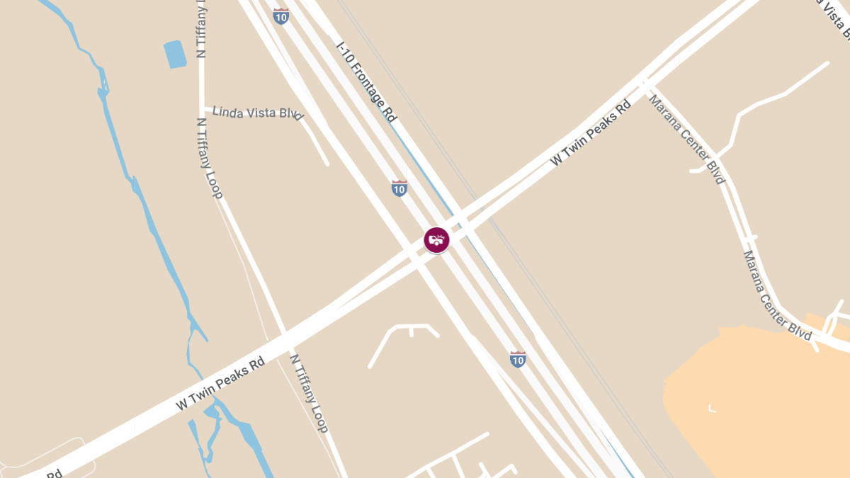Car Crash at Twin Peaks Rd & I-10 Results in Injuries