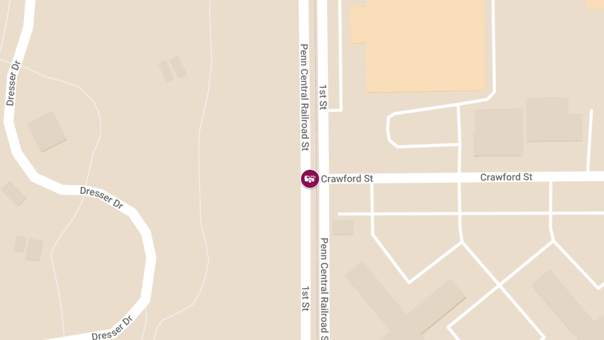 Car Crash with Injuries at 1st & Crawford