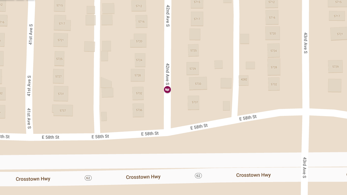 Car Crash with Injuries at 5736 42nd Ave S