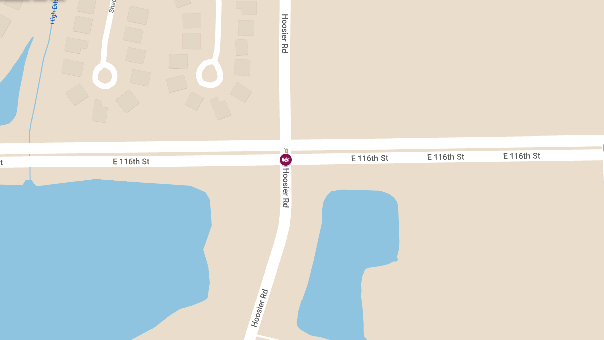 Car Crash with Injuries at E 116th St & Hoosier Rd