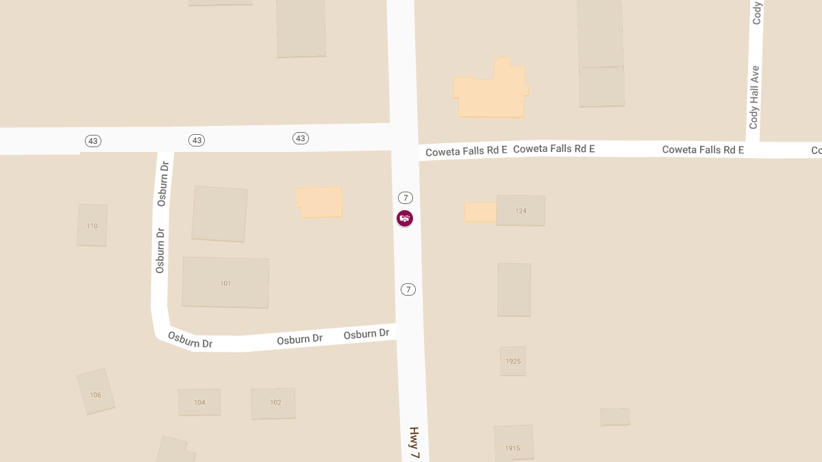 Car Crash with Injuries on SB State Highway 7 Near SH 43