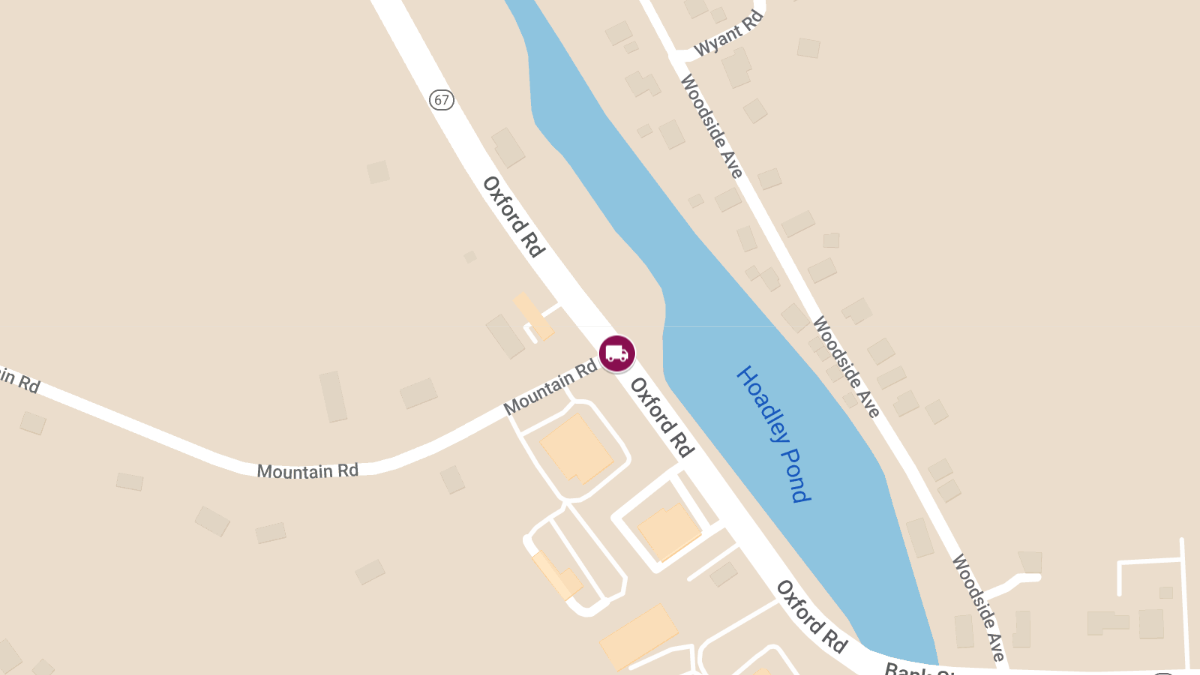 Car and Dump Truck Crash at Route 67 & Mountain Rd