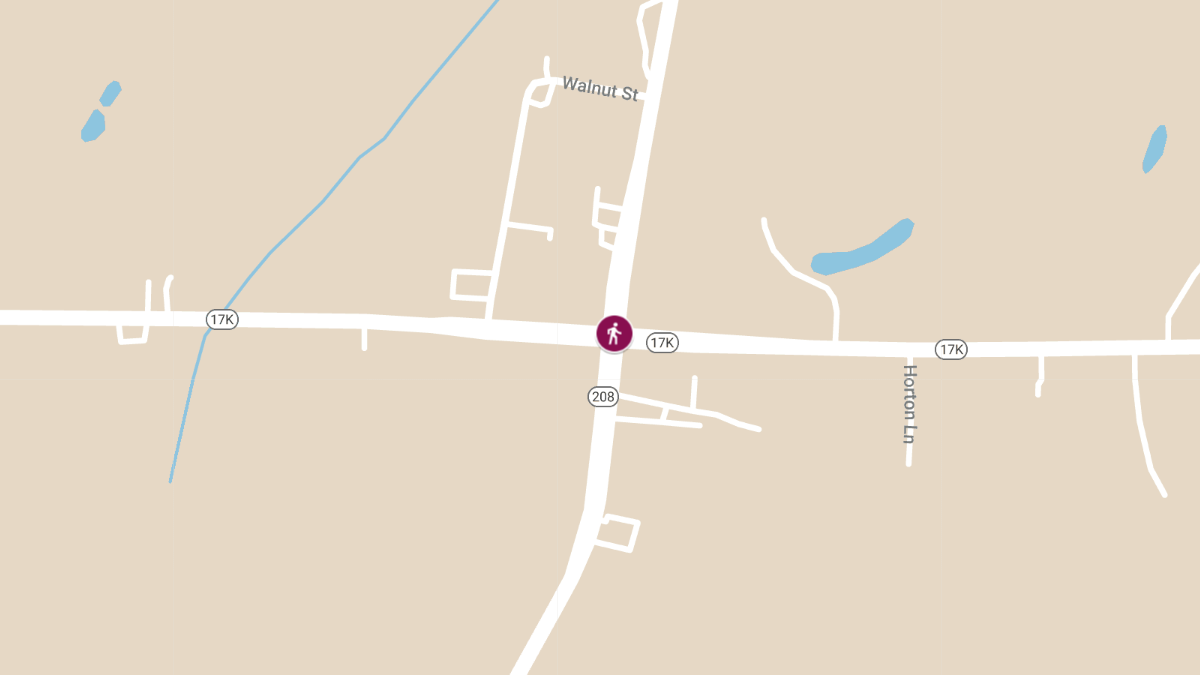 Car vs. Pedestrian Accident at Rt 17K & Rt 208