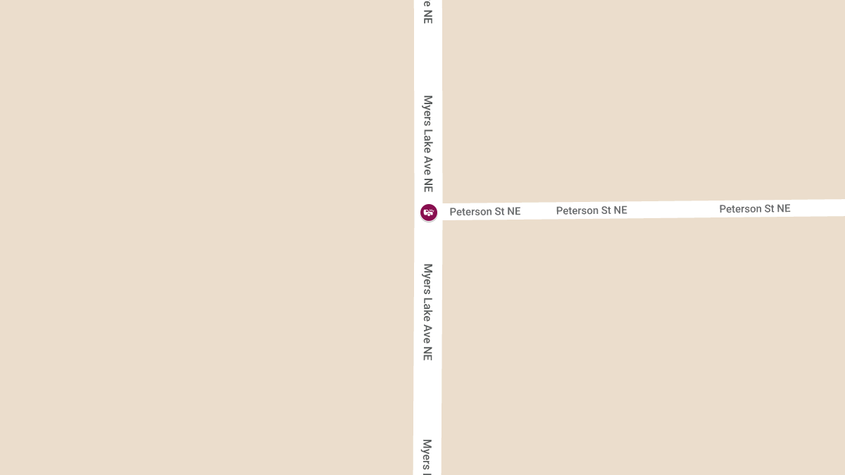 Chain-Reaction Crashes with Injuries at Myers Lake Ave & Peterson St