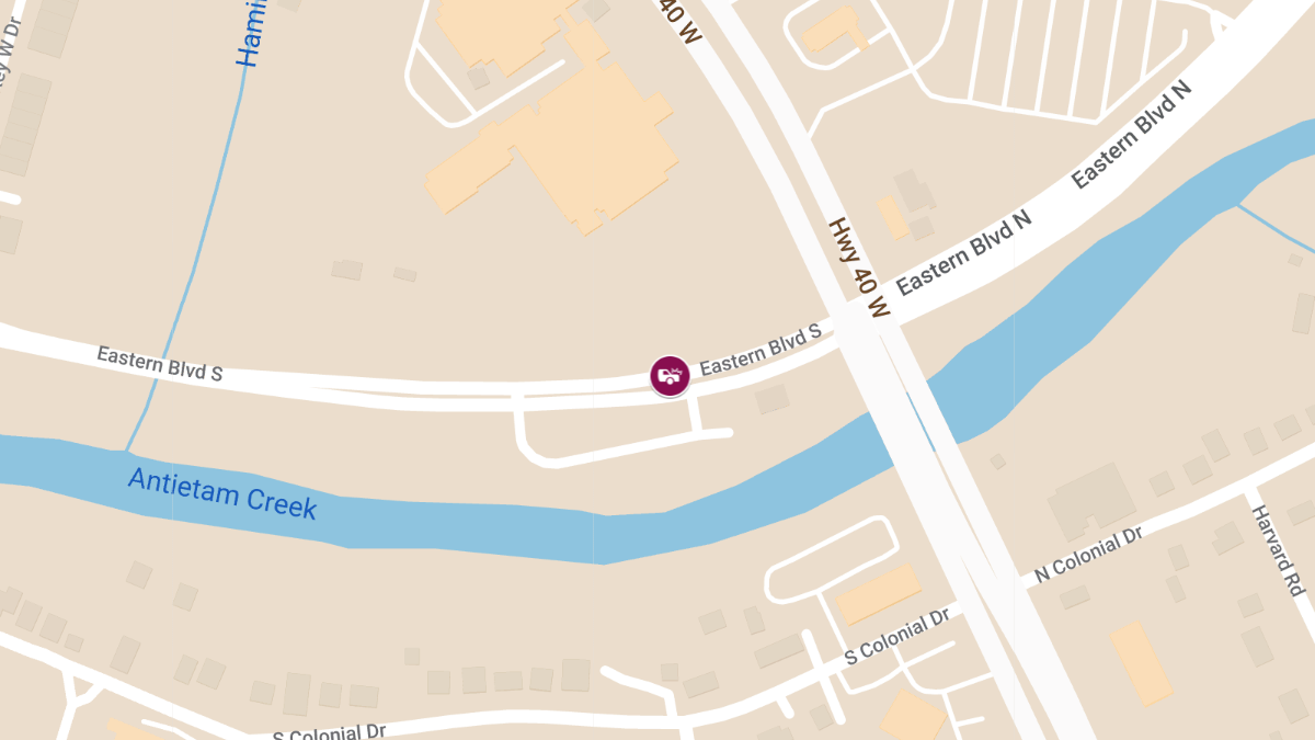 Collision Causes Injury on Eastern Blvd North near Dual Hwy