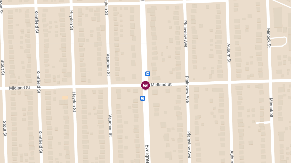 Collision Involving Dodge Journey at Midland St & Evergreen Rd