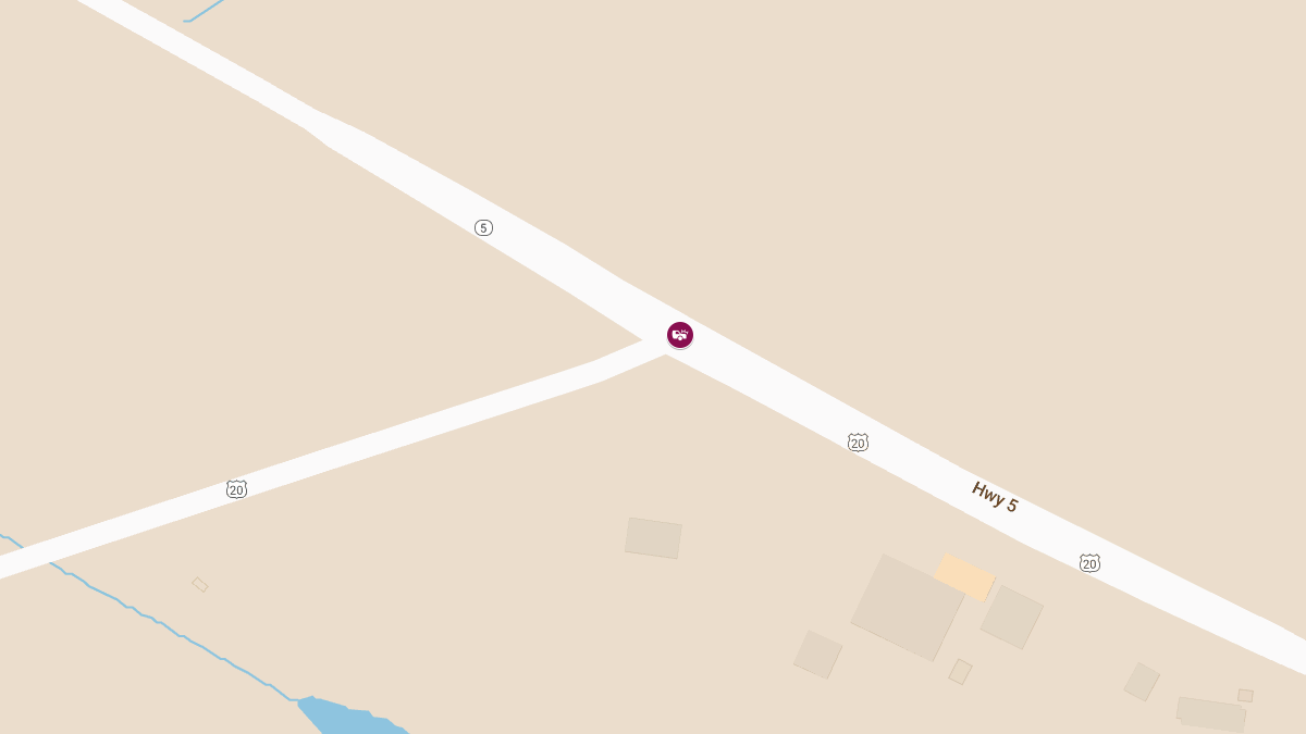 Collision Involving Sheriff's Deputy at Routes 5 & 20