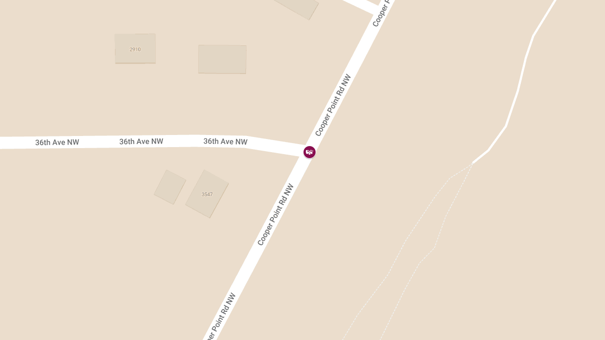 Collision Reported at Cooper Pt Rd NW & 36th Ave NW Causes Injuries