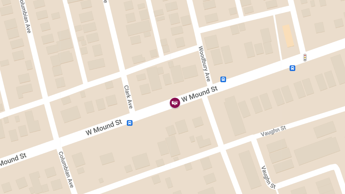 Collision With Injuries Reported at 1858 W Mound St
