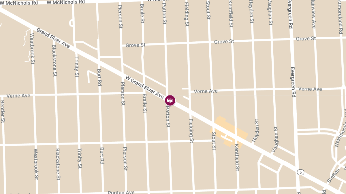Collision With Injuries at 20540 Grand River Ave